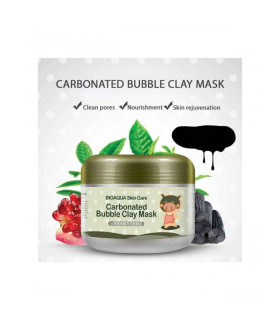 ماسک حبابی کربن مغذی و پاک کننده عمیق پوست بیوآکوا BIOAQUA Carbonated Bubble Mask