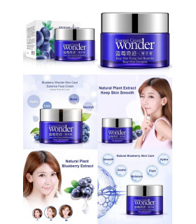 کرم اسانس بلوبری مرطوب کننده ی پوست برند بیوآکوا BIOAQUA پخش عمده بیواکو