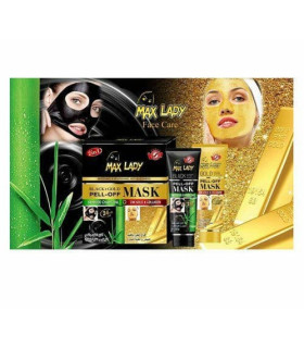 ماسک زغالی و طلایی مکس لیدی
