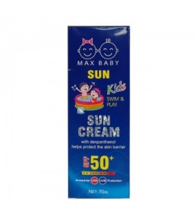 کرم ضد آفتاب کودک SPF50 مکس لیدی Maxlady