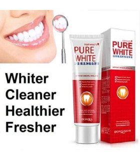 خمیر دندان سفیدکننده از برند بیواکوا BIOAQUA PURE WHITE Cranberry mint toothpaste