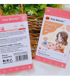 باکس رژ مایع 4تایی سایز بزرگ طرح اینستاگرامی