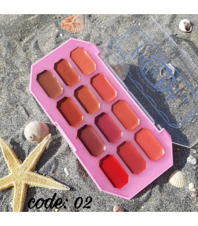 پالت رژلب 12رنگ آرت اسکین