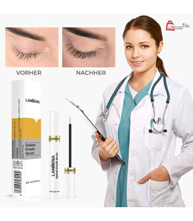سرم تقویت مژه و ابرو تضمینی برند لانبنا
