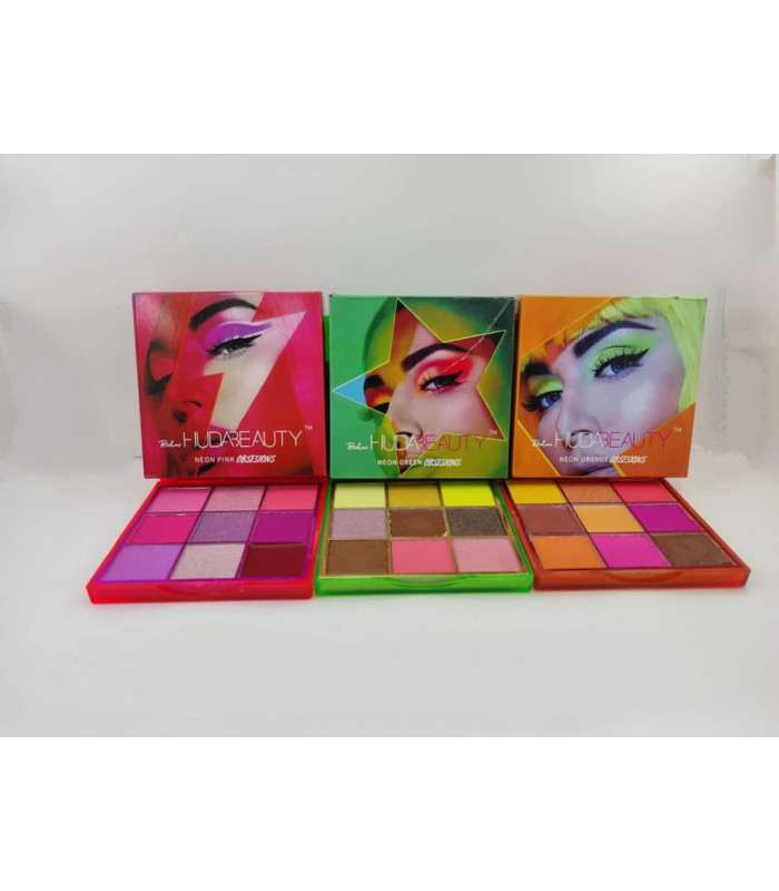 پالت سایه نئون هدی بیوتی huda beauty پالت سایه نئون هدی بیوتی huda beauty