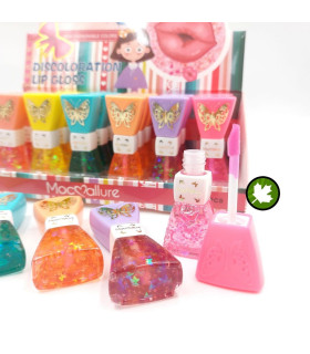 برق لب و رژ حرارتی طرح پاپیون موکالر فروش عمده