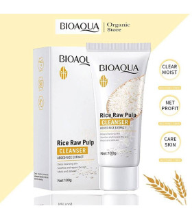 فوم شستشوی صورت مرطوب کننده عمیق خمیر برنج خام بیوآکوا BIOAQUA پخش عمده