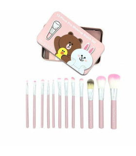 ست براش میشا جعبه فلزی