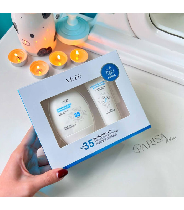 کیت ضدآفتاب و آبرسان (SPF 35) Veze