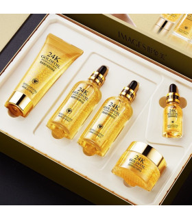 پک مراقبت پوست ایمیجز IMAGES مدل طلا 24K GoldFoil مجموعه 5 عددی