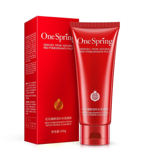 فوم شستشو عصاره انار one spring