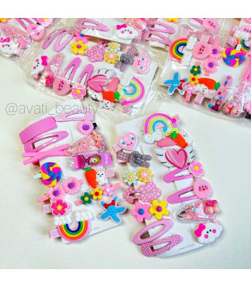 پک گلسر دخترانه چهارده تایی