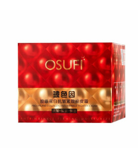 کرم ضد چروک سفت جوان کننده و کلاژن کننده صورت کلاژن OSUFI