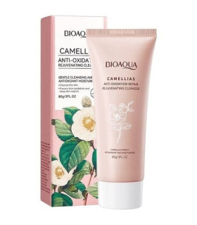 فوم شستشو صورت جوان کننده و آنتی اکسیدان گل کاملیا بیوآکوا BQY44715
