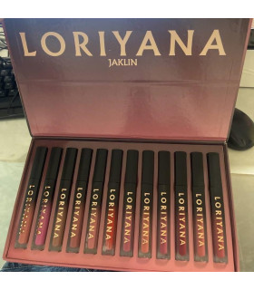 پک رژ لب مایع 12 تایی LORIYANA