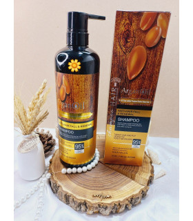 شامپو روغن آرگان کراتینه اصلی ساخت برزیل جعبه دار 900 میل هیر 95% ARGAN OIL HAIR