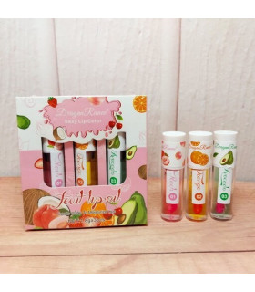 برق لب میوه ای حرارتی دراگون( پک 3 تایی)