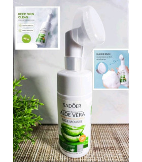 فوم شستشو صورت براش دار آلوئه ورا سادور