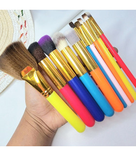 ست براش 10 تکه رنگی رنگی