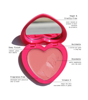 رژگونه قلبی کاریته ( تینت گونه)