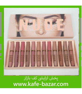 پالت رژلب مایع نود هدی بیوتی 12 عددی