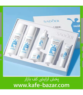 پک 6 عددی مراقبت پوست سفید و مرطوب کننده سرامید و شیر گاو سادور