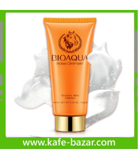 فوم شستشو و سفید کننده عصاره روغن اسب برند بیوآکوا BIOAQUA