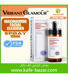 پاک‌کننده صورت اسپری با نیاسینامید Vibrant Glamour