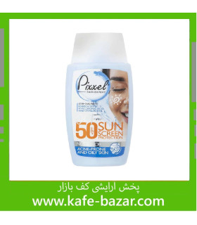 کرم ضد آفتاب بی رنگ پیکسل مدل Oily Acne Prone Skin با SPF50 مناسب پوست چرب حجم 50 میلی لیتر