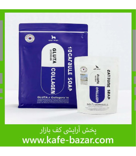 صابون کپسولی کره ای گلوتاتیون مدل collagen کلاژن
